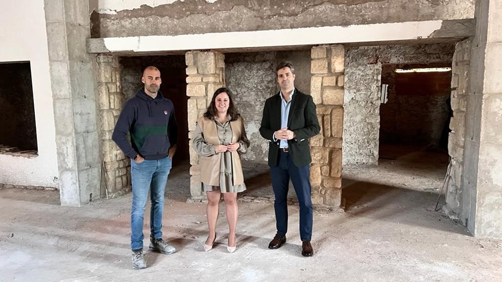 Visita a las obras del Centro Empresarial.