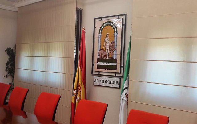 Archivo - Sala de reuniones en la Delegación de la Junta en Jaén.