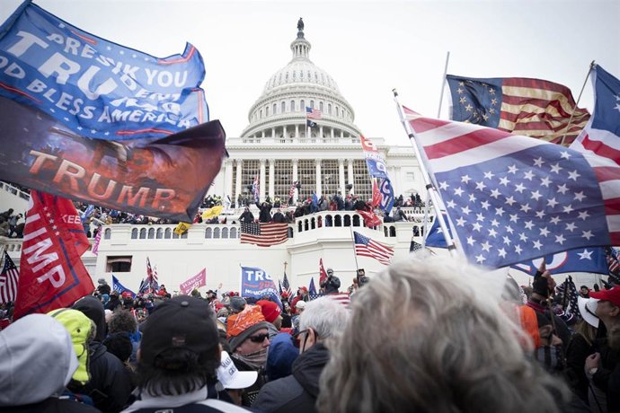 Insurrección en el Capitolio de Estados Unidos.