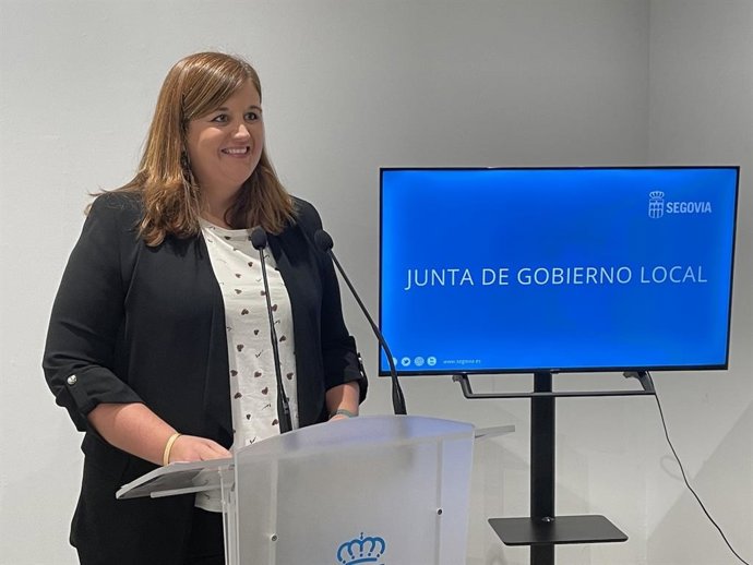 La alcaldesa de Segovia, Clara Martín