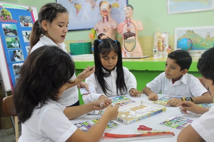 Una escuela en El Salvador