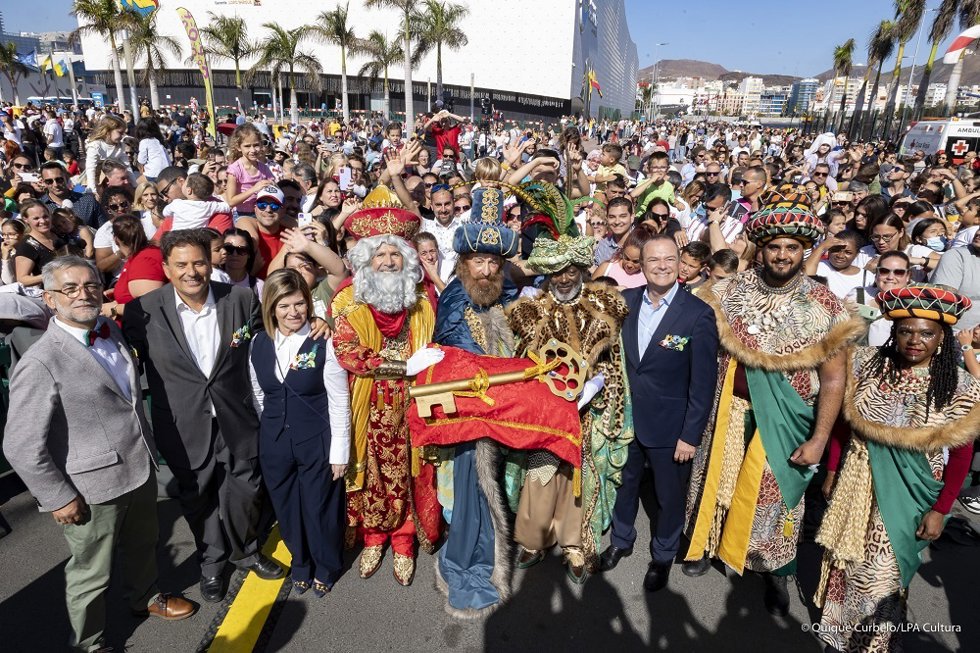 Llegada de los Reyes Magos a Las Palmas de Gran Canaria este 2023
