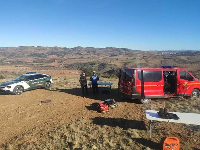 Dispositivo de búsqueda de un hombre que había salido de su casa, en Acered, sin ropa de abrigo esta madrugada.