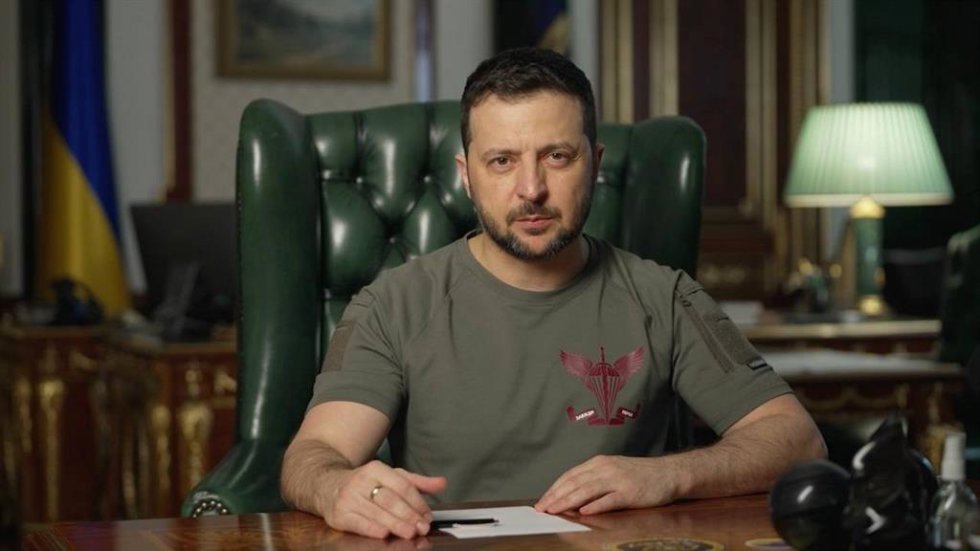 Archivo - El presidente de Ucrania, Volodimir Zelenski