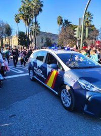 La Policía Nacional despliega un dispositivo especial en Sevilla para garantizar la normalidad en la Cabalgata