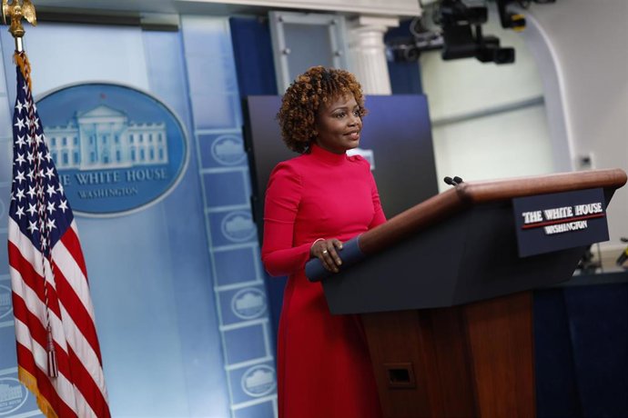 La portavoz de la Casa Blanca, Karine Jean-Pierre