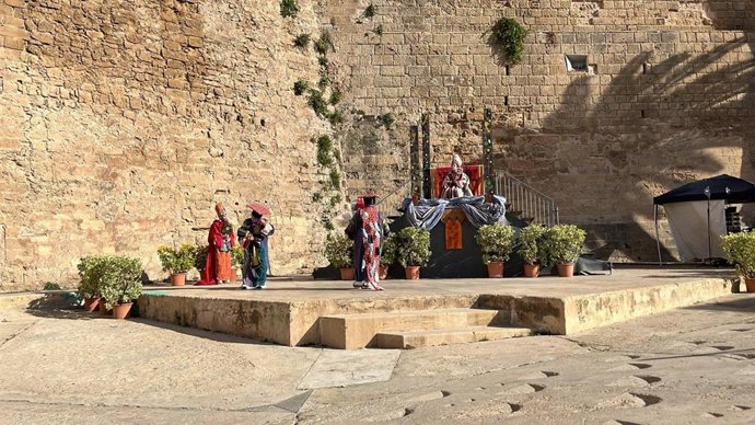 Ses Voltes acoge la tradicional representación de 'L'Adoració dels Reis d'Orient'.