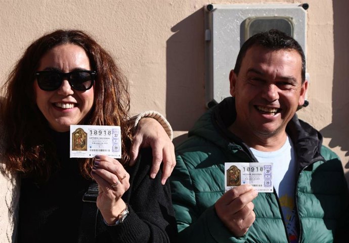 Vecinos de Guillena agraciados por el "Niño"