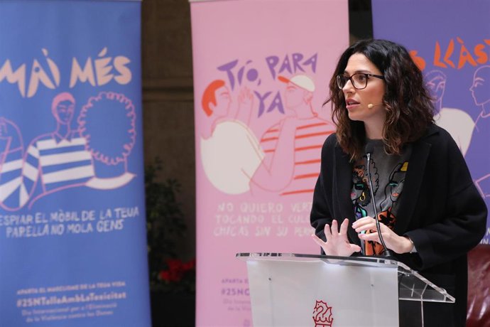 Archivo - La vicepresidenta y consellera de Igualdad y Políticas Inclusivas, Aitana Mas