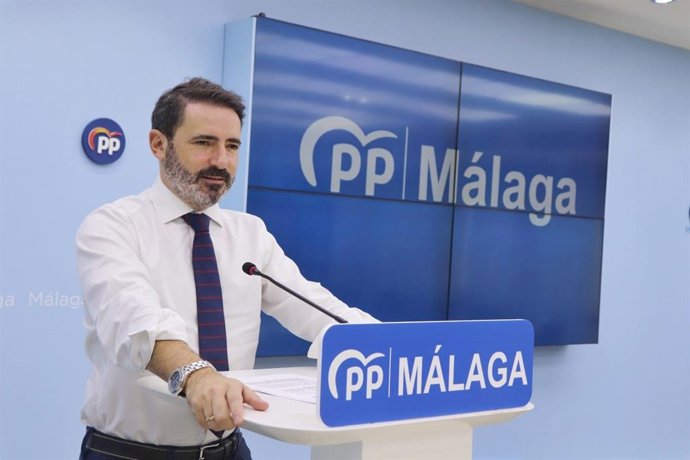 Archivo - El secretario general del PP de Málaga, José Ramón Carmona, en una imagen de archivo