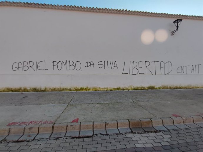 Pintadas vandálicas realizadas en el recinto ferial de Albacete