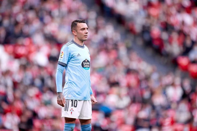 Archivo - Iago Aspas con el Celta