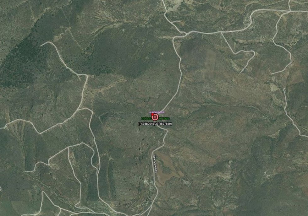 Geolocalización del montañero desaparecido en la localidad de Almendricos, Lorca (Murcia)