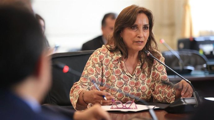 La presidenta de Perú, Dina Boluarte