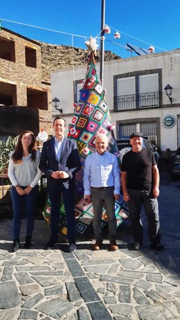 El subdelegado del Gobierno, José María Martín, en su visita a Velefique