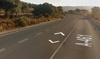 Muere un motorista en la A-461, que une La Granada con Campofrío, en la provincia de Huelva