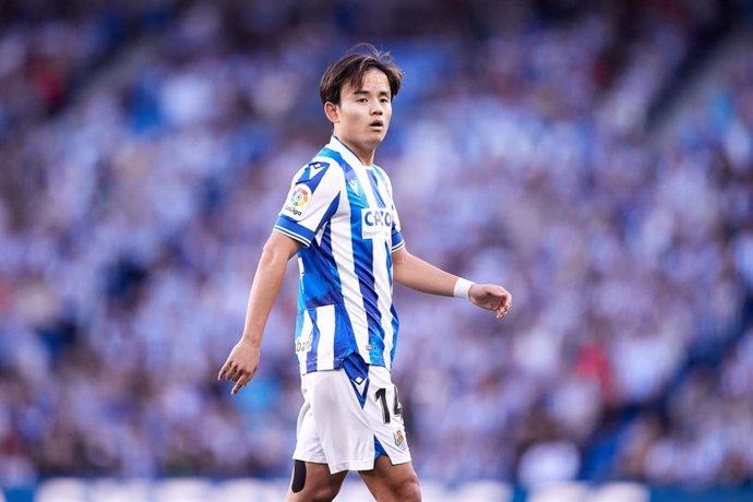 Take Kubo con la Real Sociedad