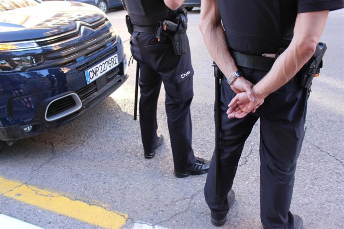 Archivo - Agentes de la Policía Nacional en imagen de archivo