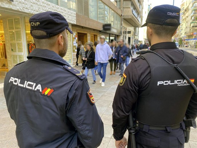 Imagen de archivo de agentes de la Policía Nacional