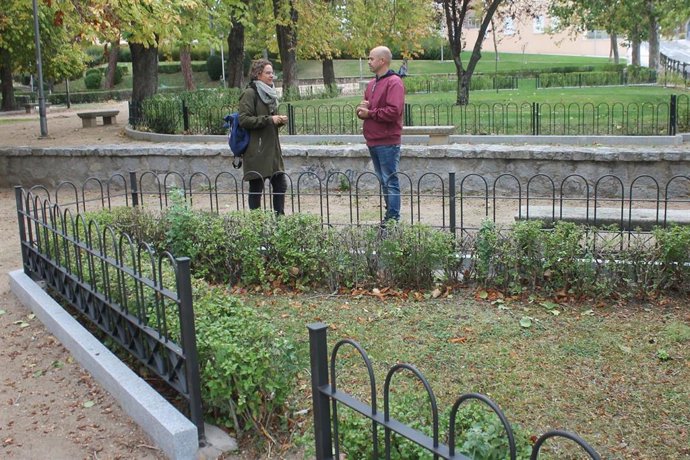 El Ayuntamiento de Segovia culmina los trabajos de mejora en los jardines de Villángela