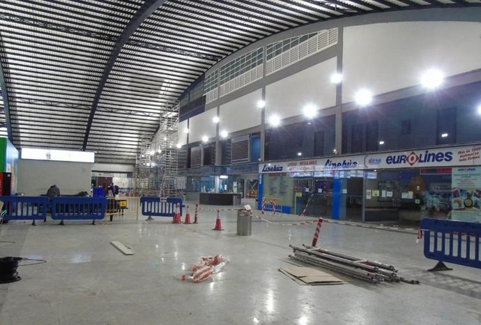 Obras de la Estación de Autobuses de Valncia