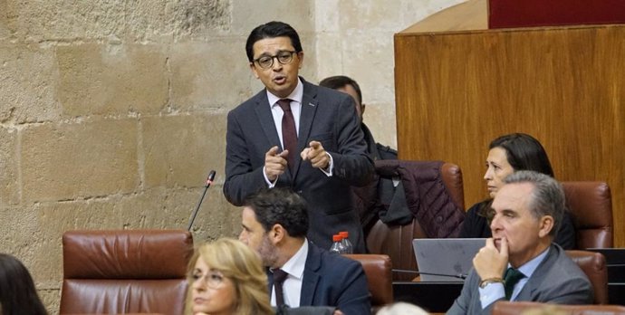 El parlamentario andaluz del PP de Almería, Manuel Guzmán.