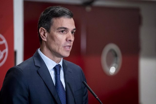 El presidente del Gobierno, Pedro Sánchez