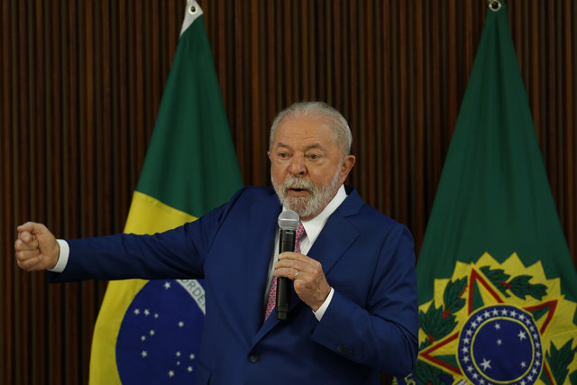 06 January 2023, Brazil, Rio de Janeiro: Brazilian President Lula da Silva speaks during a ministerial meeting. Photo: O Globo/GDA via ZUMA Press Wire/dpa