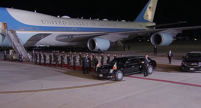 Llegada del presidente de EEUU, Joe Biden, a México