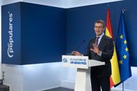 Feijóo dice que Sánchez no quiere renovar el CGPJ con el PP y ve "muy difícil" llegar a acuerdos con el Gobierno