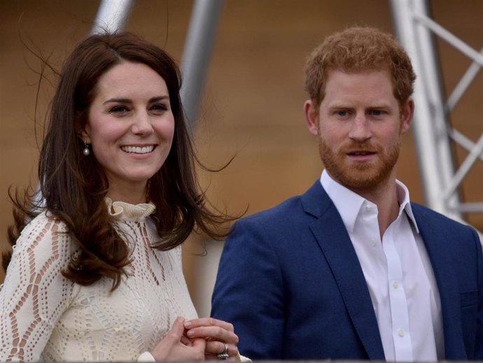 Archivo - Kate Middleton y el Príncipe Harry, en una imagen de archivo