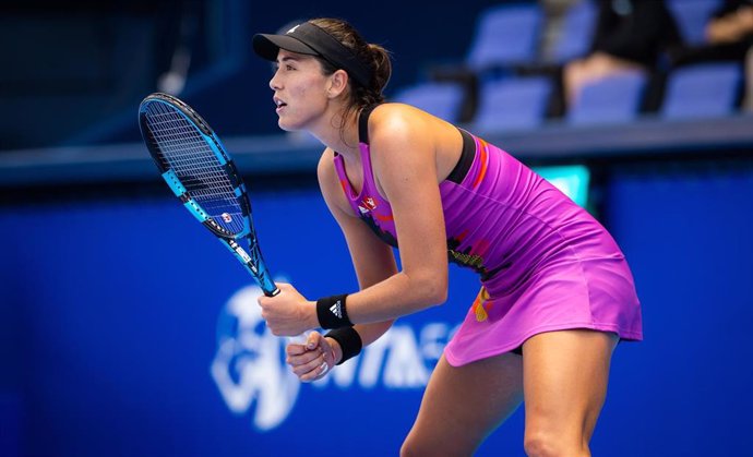 Archivo - La tenista hispano-venezolana Garbiñe Muguruza durante un torneo