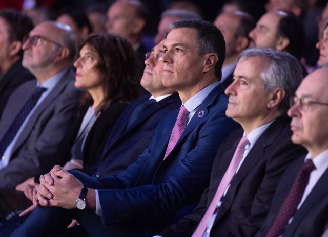 El presidente del Gobierno, Pedro Sánchez, durante la VII Conferencia de Embajadores, en el Ministerio de Asuntos Exteriores, a 9 de enero de 2023, en Madrid (España). La Conferencia de Embajadores, en la que participan unos 130 jefes de misión, se celebr