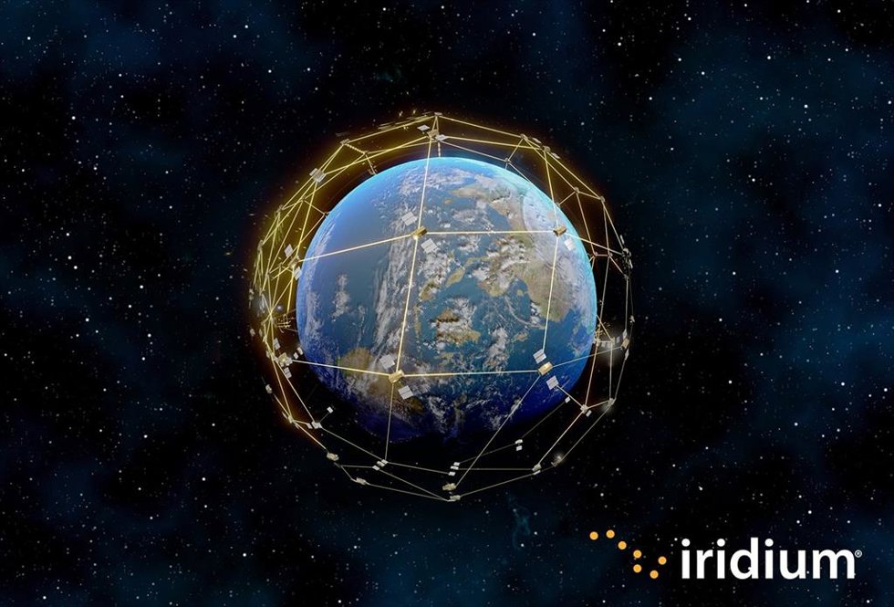 Red de satélites Iridium.