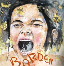 Archivo - Obra 'Llueven flores' de de Carmen Almécija