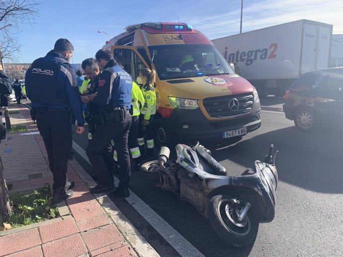 Muere un hombre tras perder el control de su escúter en Madrid