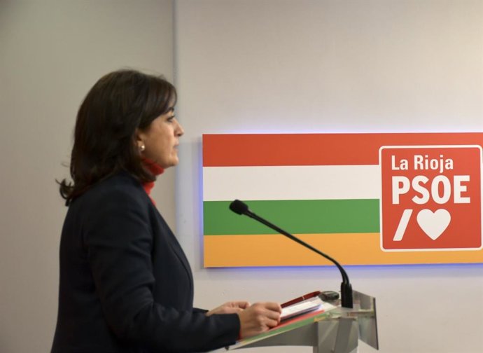 La secretaria general del PSOE riojano, Concha Andreu