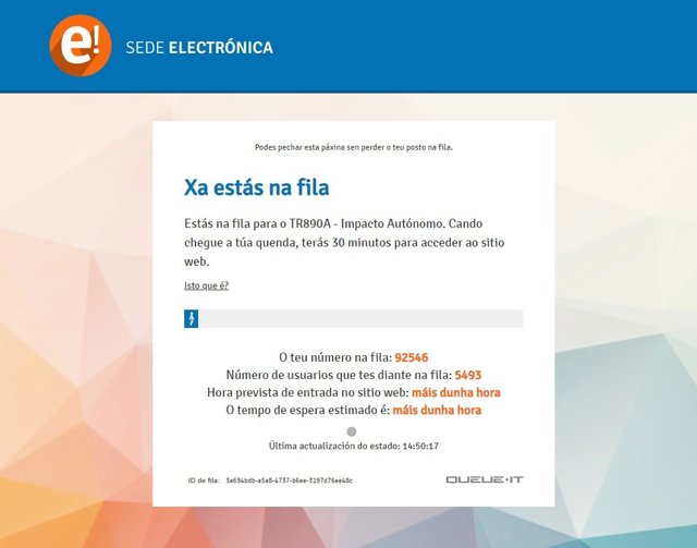 Espera en la sede electrónica de la Xunta para solicitar ayudas para autónomos