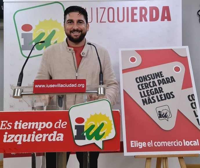 Ismael Sánchez, candidato de IU a la Alcaldía de Sevilla.