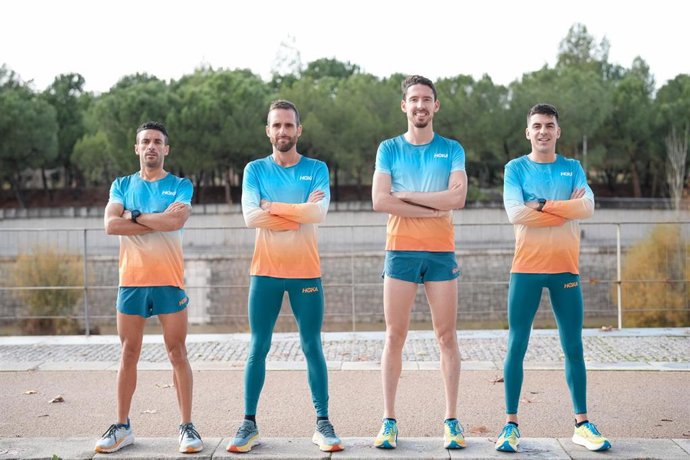 Los atletas Álex Jiménez, Sebas Martos, Andreu Blanes y Yago Rojo integrarán, junto a Lidia Campo, el equipo HOKA en 2023.