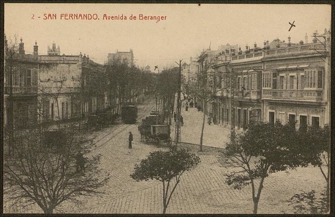 Postal de San Fernando disponible en el archivo digital de la Diputación de Cádiz