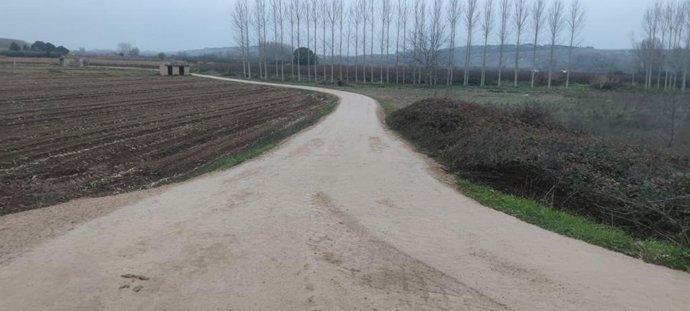 Finalizadas las obras de reparación de caminos afectados por la crecida extraordinaria del Ebro de Calahorra