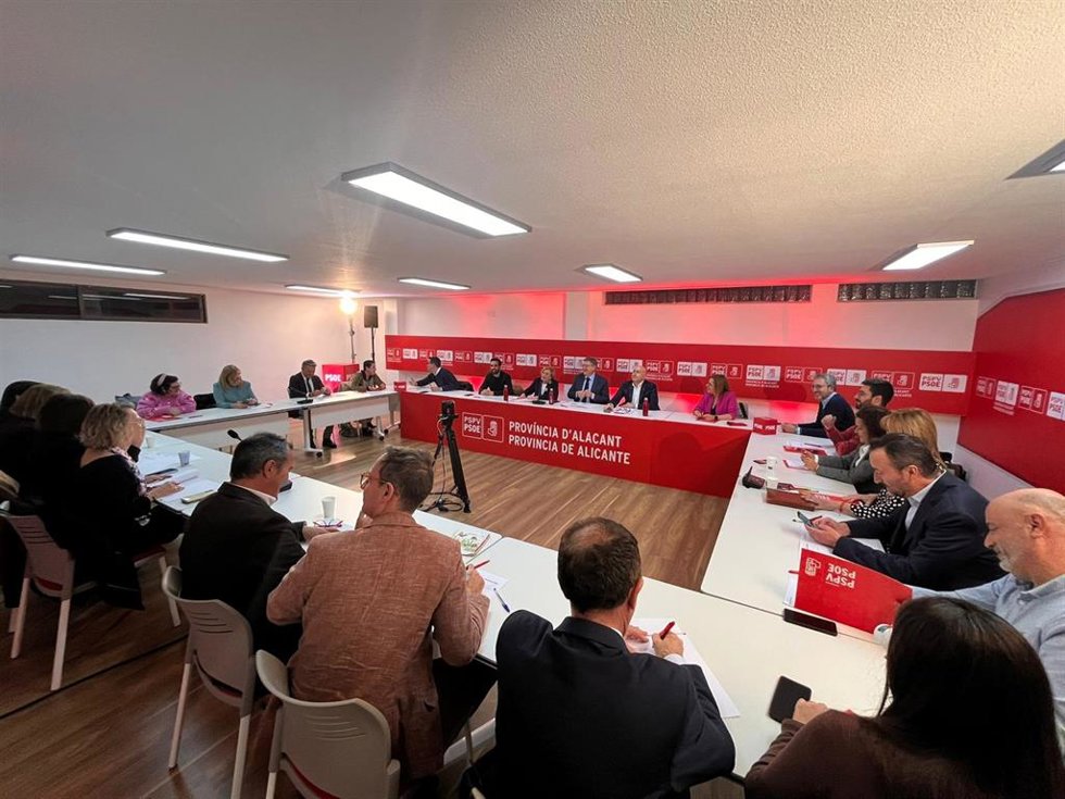 Comisión Ejecutiva Nacional del PSPV-PSOE en Alicante