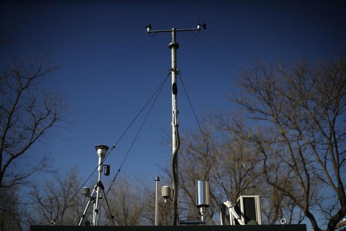 Archivo - Fotos de recurso de una Estación de Medición de Calidad del Aire.