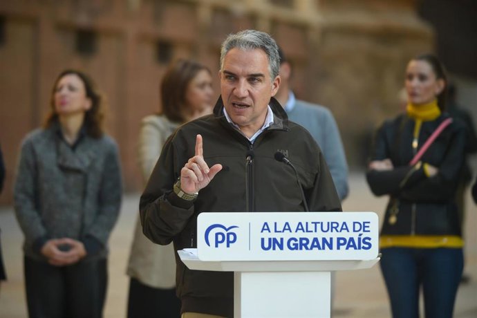 El coordinador general del PP, Elías Bendodo .