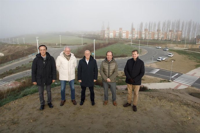 Visita a la nueva conexión de la PA-30 con Mugartea.