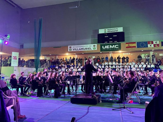 Imagen de una de las actuaciones que han tenido lugar en el marco de las actividades de Navidad de la Diputación de Palencia.