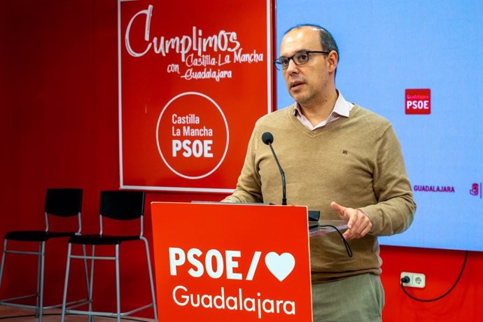 El secretario provincial del PSOE en Guadalajara, Pablo Bellido.