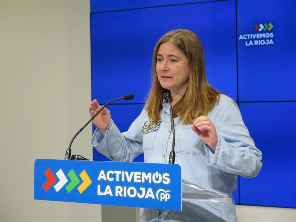 Archivo - La diputada del PP, Noemí Manzanos