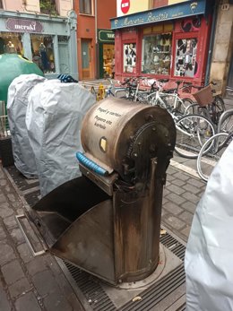 Imagen del buxón dañado